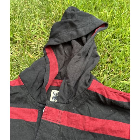 Converse One Star Mens Pullover Freddie Krueger Cotton Hoodie Stripe Medium NWT - Picture 3 of 10